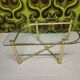 Table basse vintage laiton 1980"