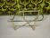 Table basse vintage laiton 1980"