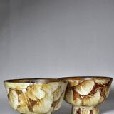 Pair of ceramic cactus pots, 70s-80s