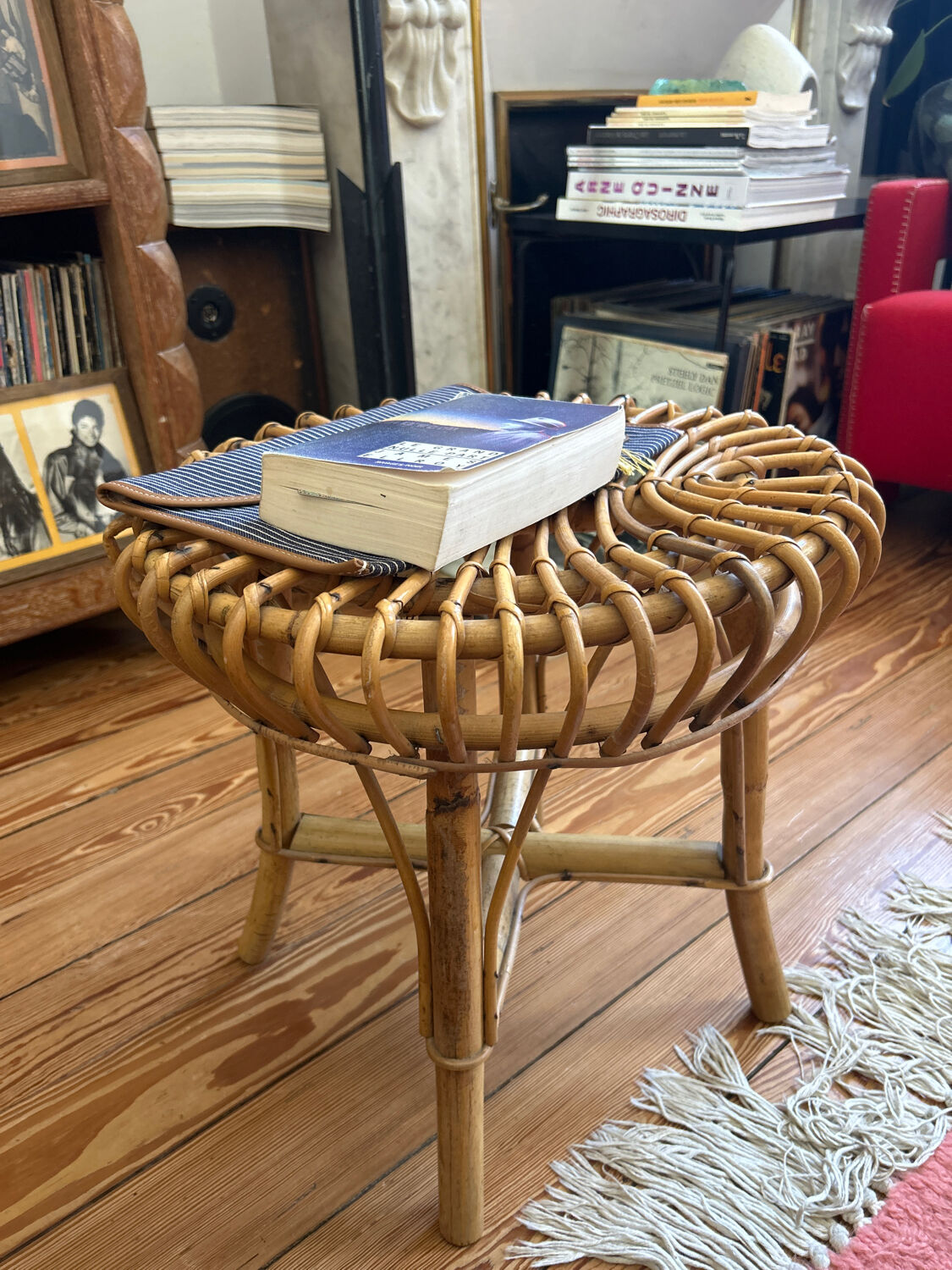 Rattan stool