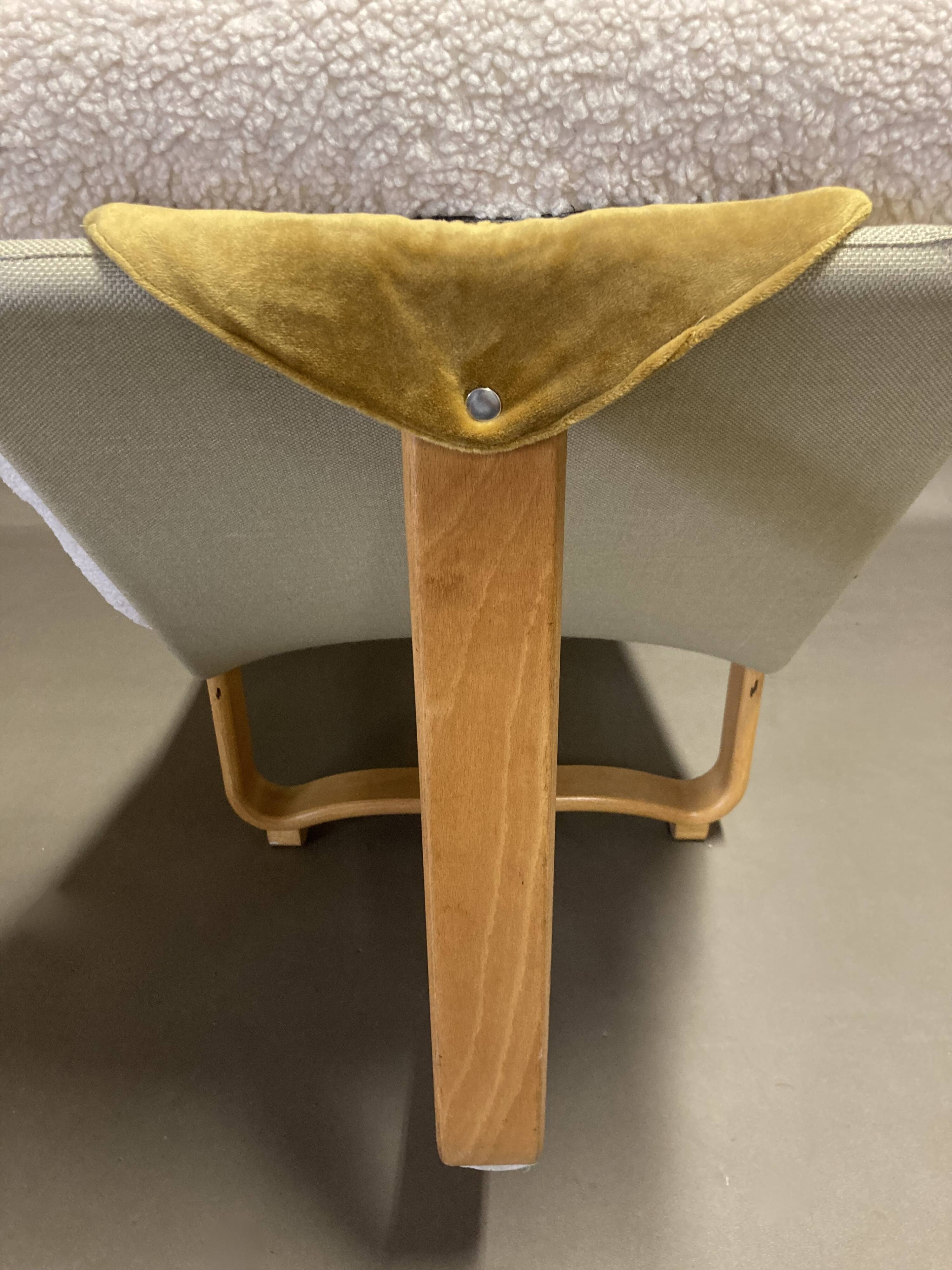 Rocking lounge chair Ingmar & Knut Relling design 1960. Westnofa