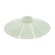 Suspension galette in white opaline
