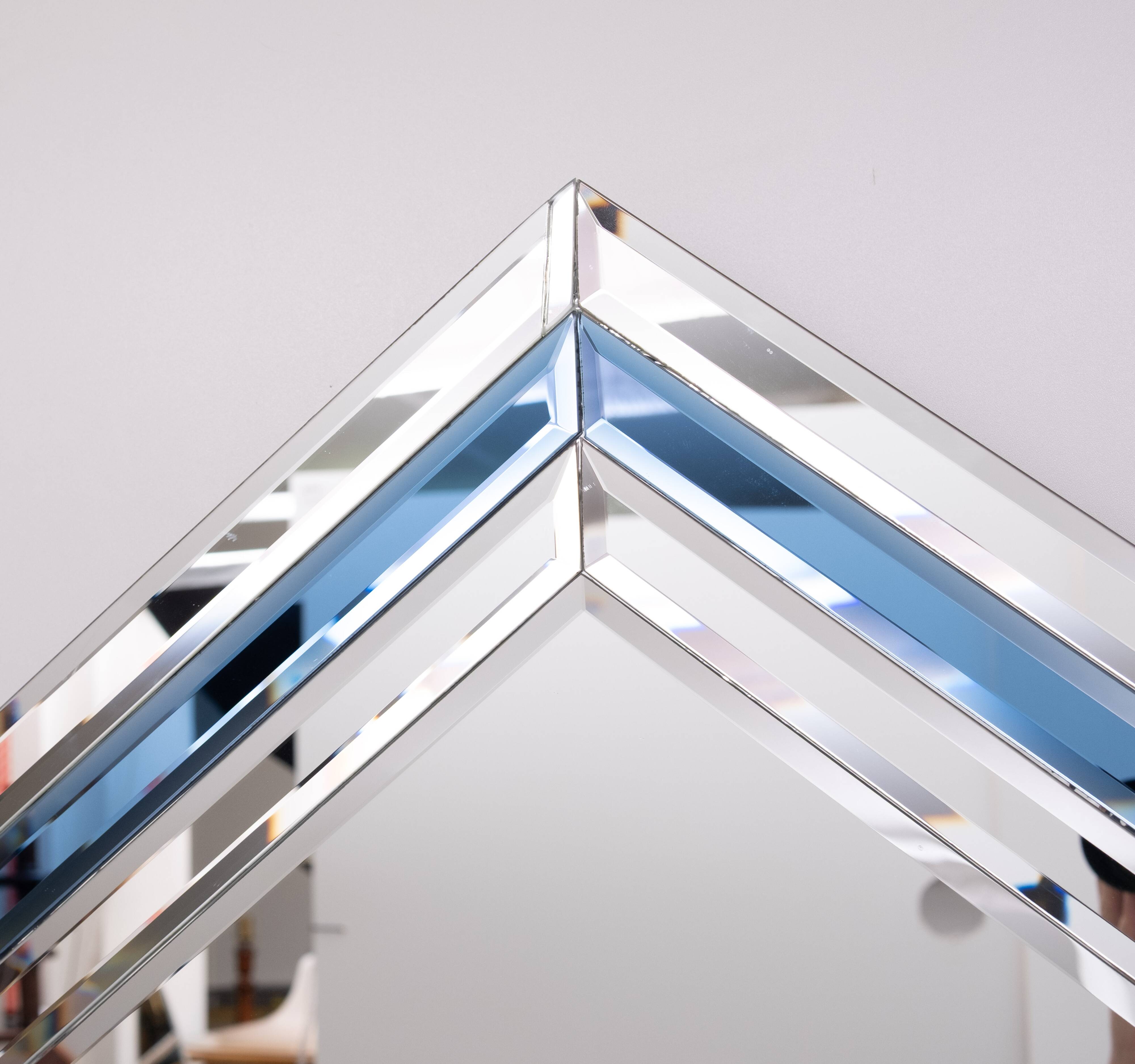 Large Vintage neoclassical mirror . 1970s