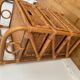 Bamboo and rattan bedside table