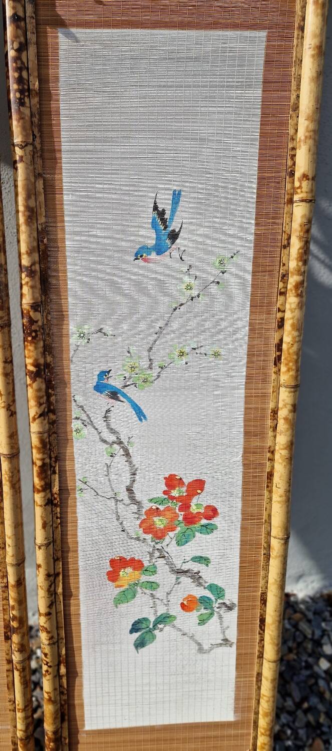 3-leaf bamboo screen