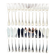 Christofle Marot Berain, 12 fish cutlery sets, shell decor