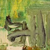 Vintage abstract painting
