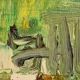 Vintage abstract painting