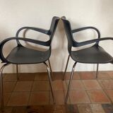 Lot of two design armchairs