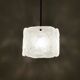 Austrian Ice Glass Chandelier by J.T. Kalmar