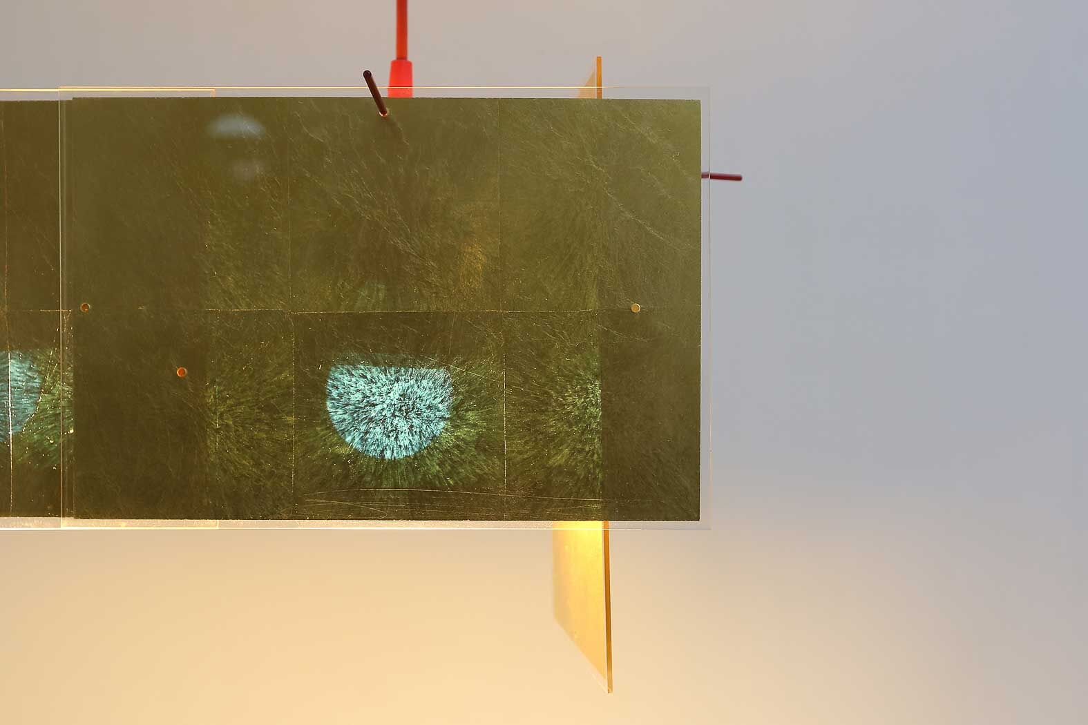 24 karat blau lamp by Ingo Maurer