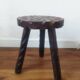 Tabouret de ferme tripode