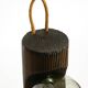Pair of rare 1960s Temde table and wall lamps made of solid pine