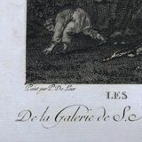 Pieter Van Laer, The Children, engraving, eighteenth century