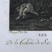 Pieter Van Laer, Les Enfants, gravure, XVIIIème siècle