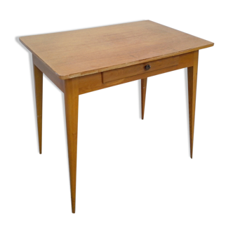 Table pieds fuseaux années 60 vintage