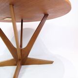 Coffee table – Round – Teak – Holger Georg Jensen – Kubus – 1960s