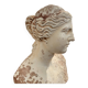 Grand buste de femme en plâtre