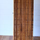 Rattan and bamboo wardrobe