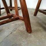 Chaises en pin esprit montagne, ferme