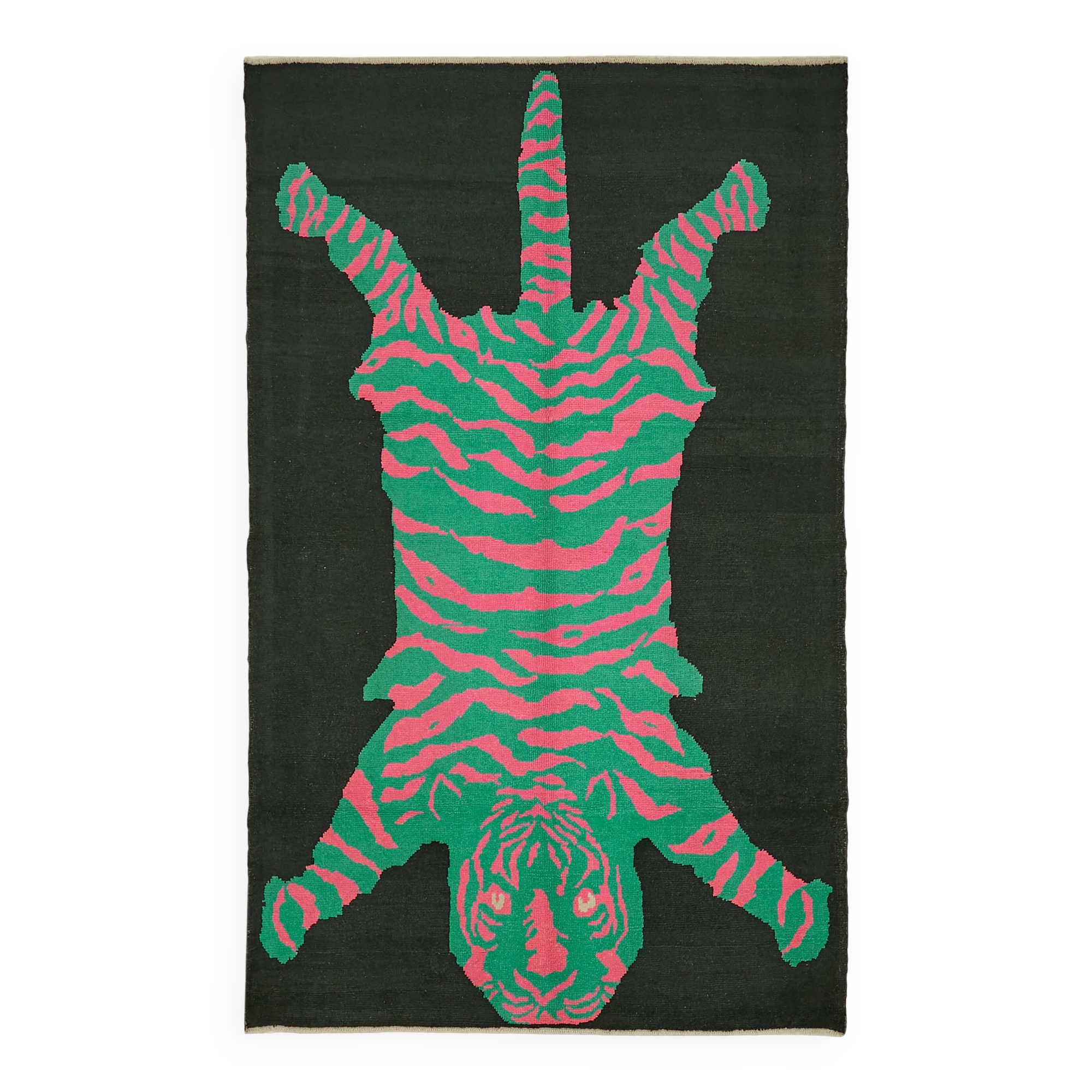 Turkish Handknotted Wool Tiger Rug 203 cm x 330 cm
