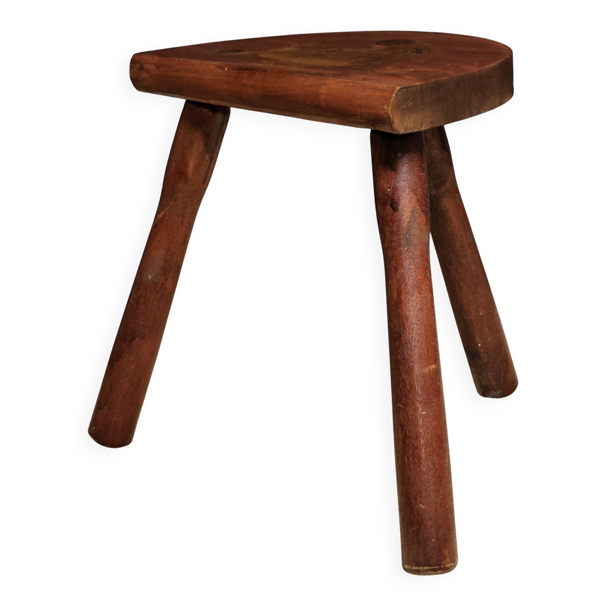 Tabouret de ferme vintage