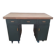 Bureau en métal avec plateau en hévéa