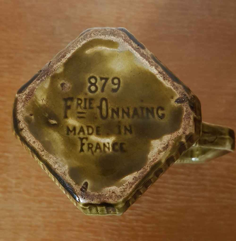 Pitcher in dabbling from the onnaing earthenware factory