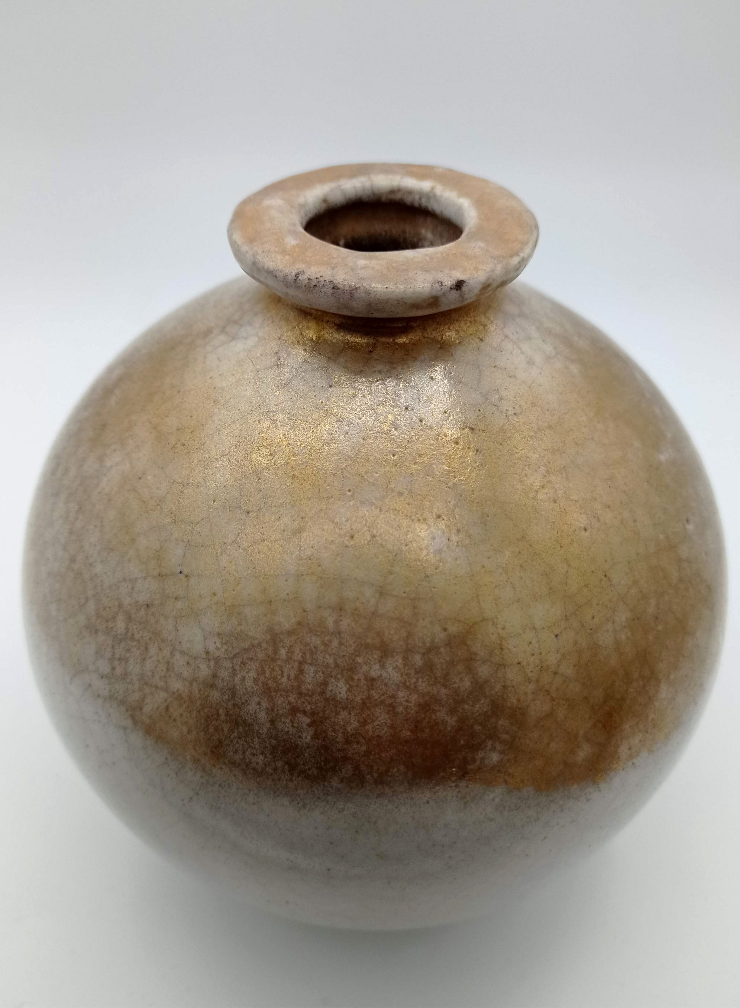 Gold ceramic lamp- Art Deco