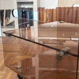 Smoked Plexiglas coffee table