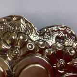Miroir de mariée argent turc style ottoman fleurs en relief