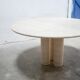 Vintage travertine dining table