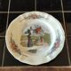 Service of 12 dessert plates and its serving dish - Obernai - Sarreguemines - Henry Loux