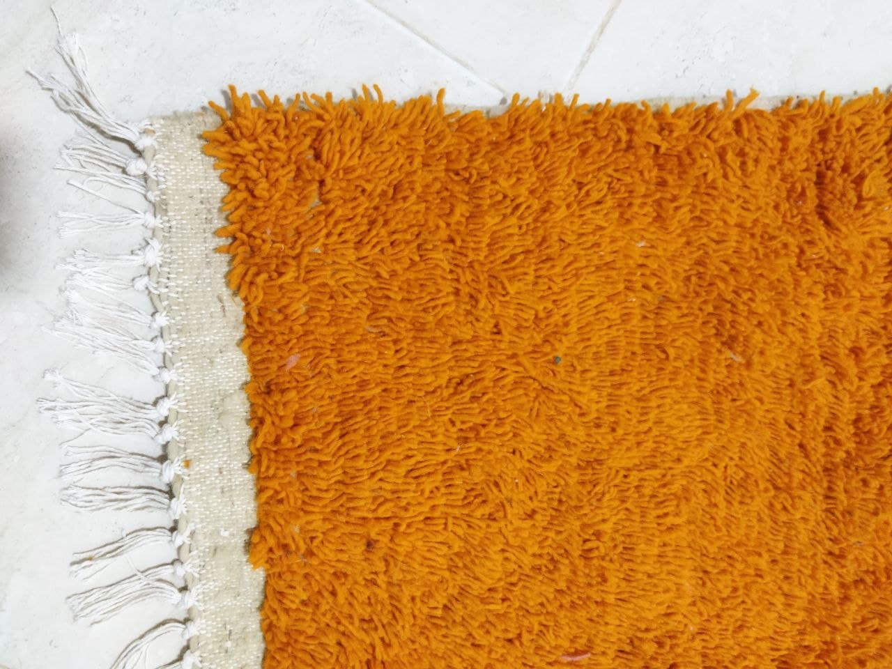 Tapis marocain en laine berbère 96 x 92cm