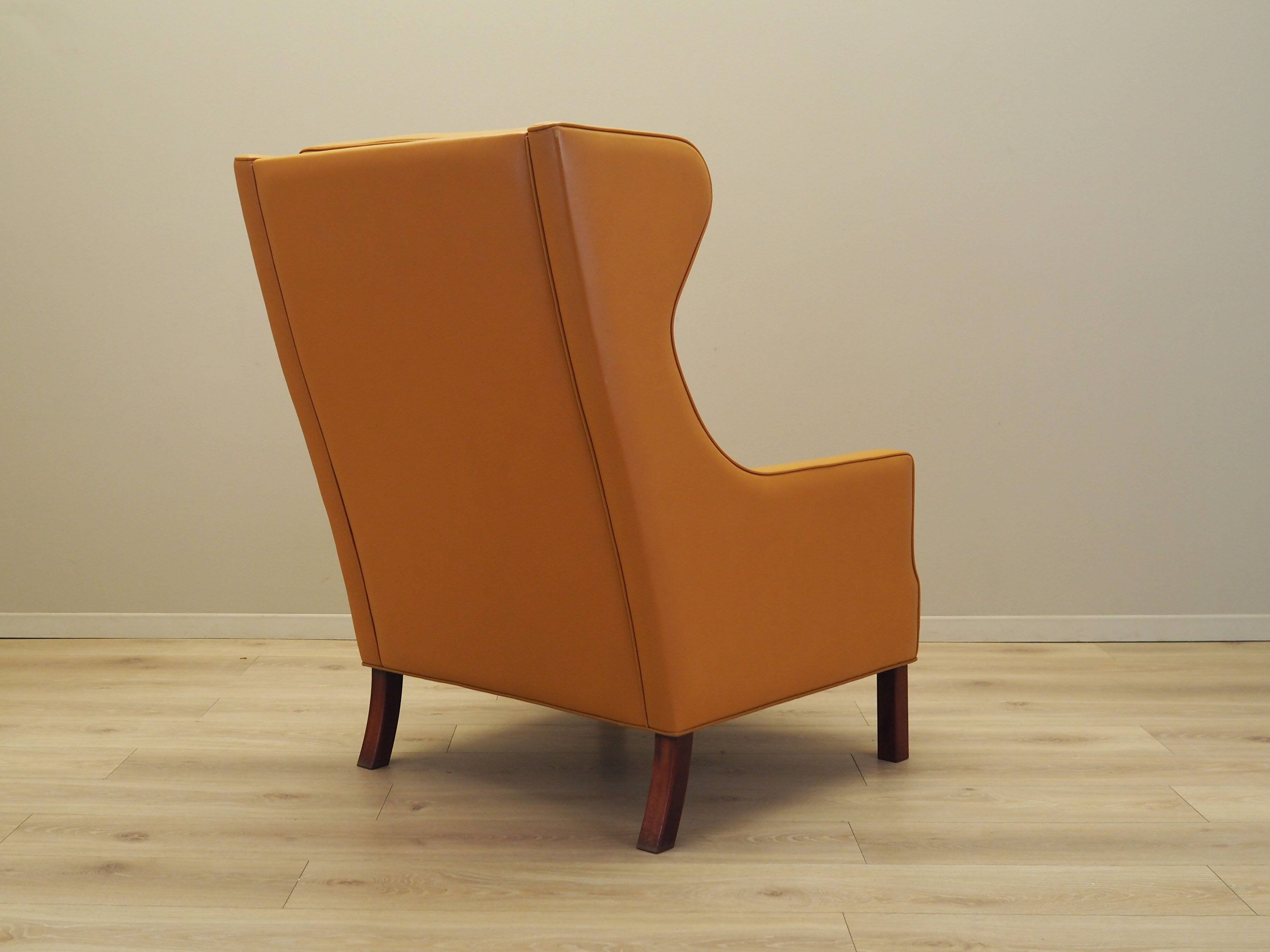 Orange armchair, Danish design, 1970s, production: Denmark