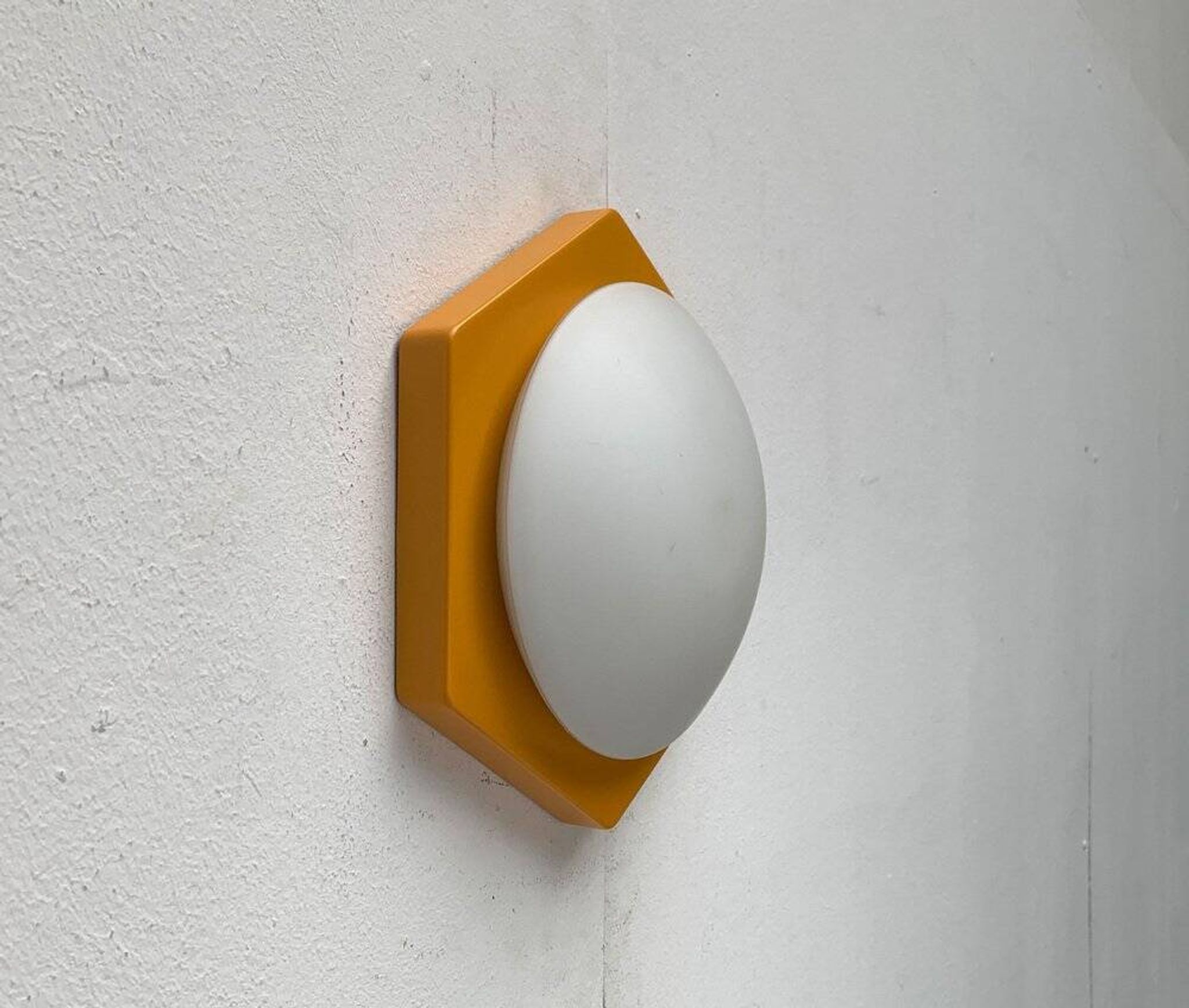 Vintage Space Age wall lamp by Rolf Krüger for Paul Neuhaus, 1970s