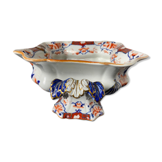 Coupe en Imari ancienne estampillée "Mason" en terre de fer