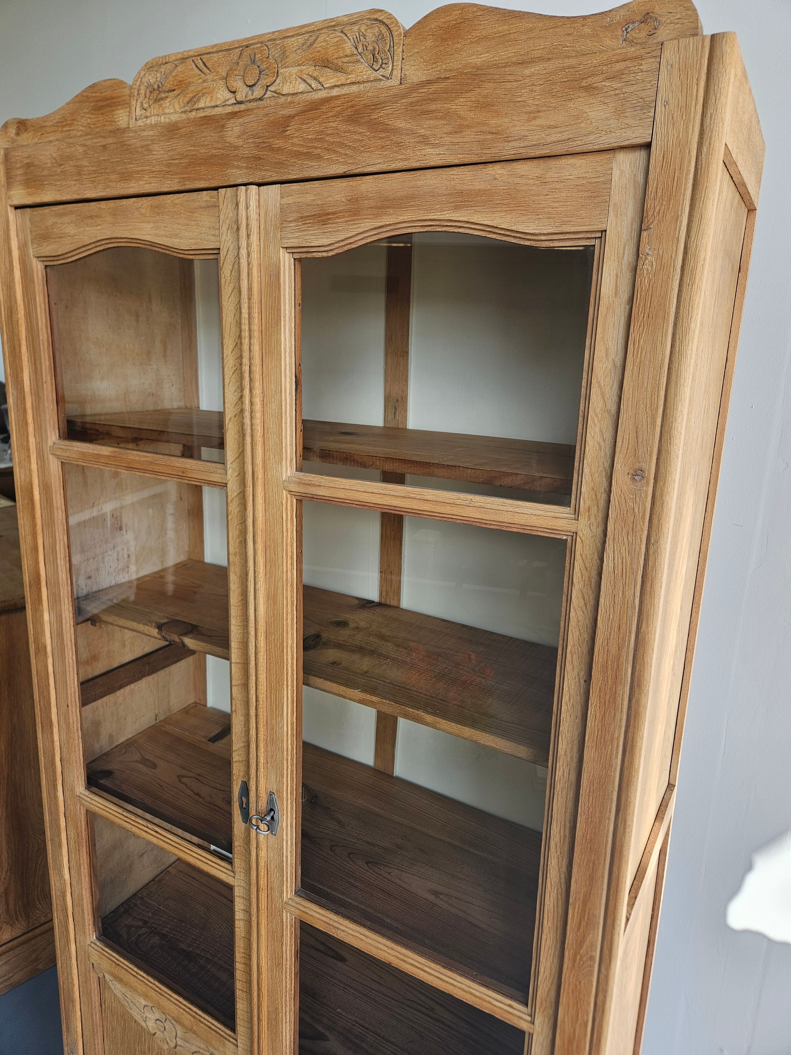 Glass-fronted Parisian wardrobe