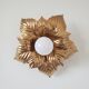 Masca style wall lamp in gilded metal