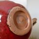 Vase "figue" en céramique rouge