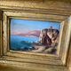 Italian oil on panel 19th