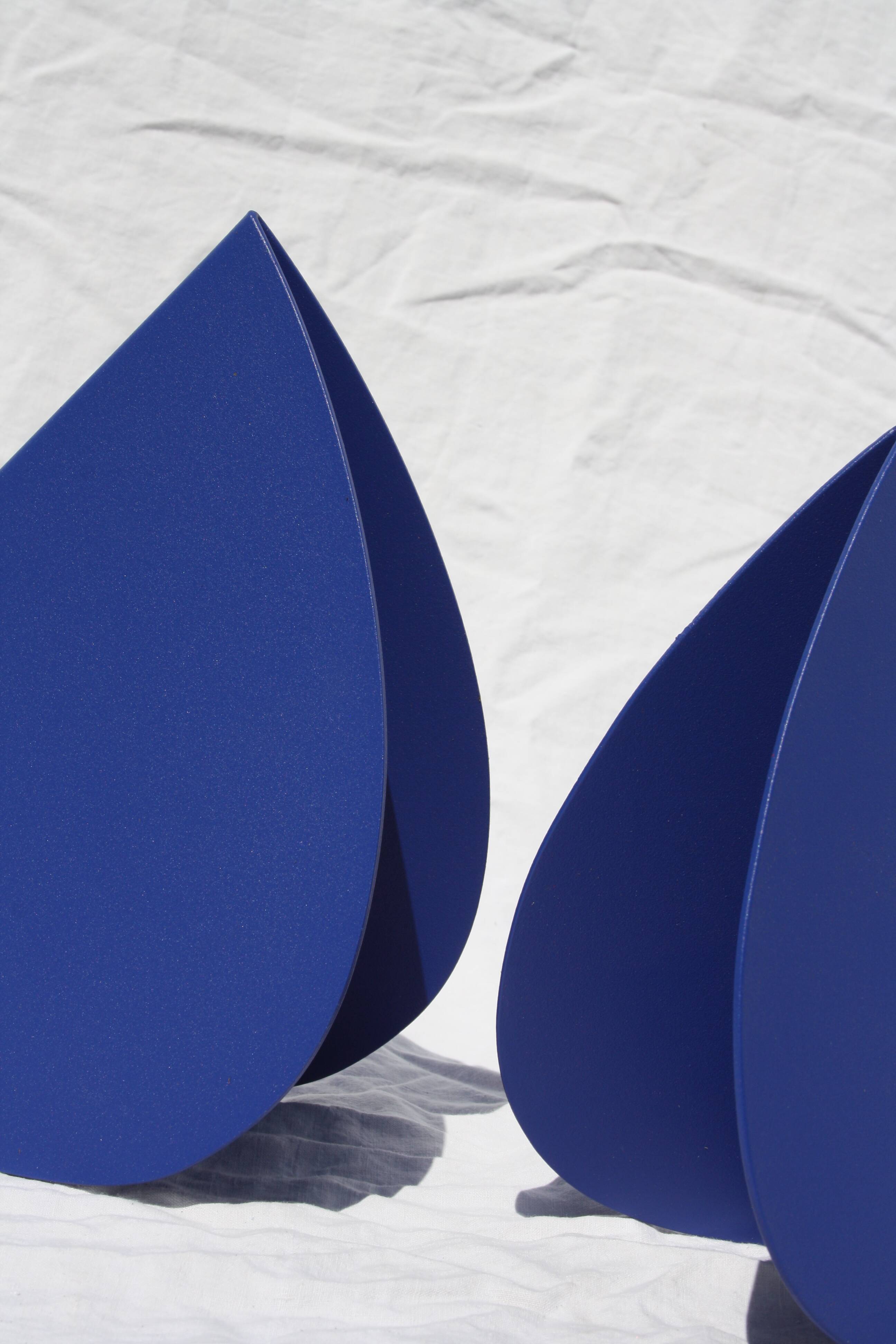 PIO table lamp (L) Mediterranean blue