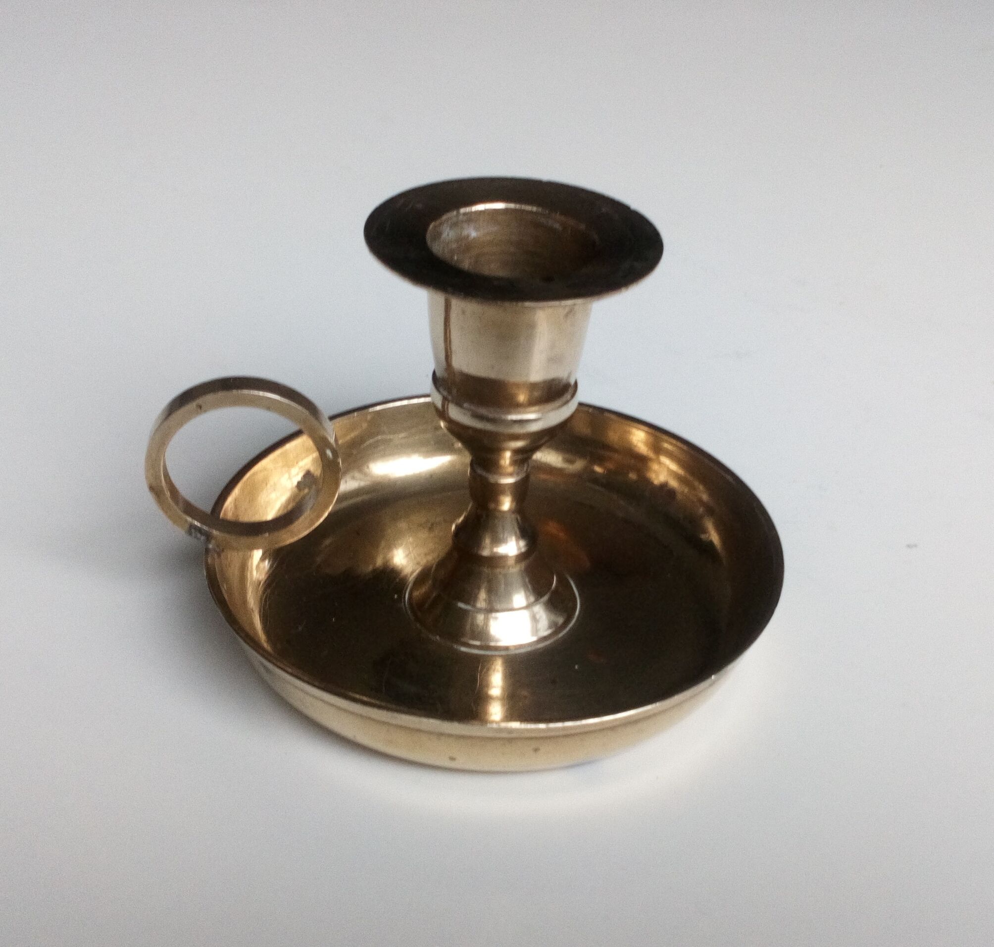 Brass taper candleholder