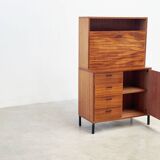 Vintage teak cabinet or secretaire by Simpla Lux