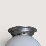 1950s Glass Globe Ceiling Light