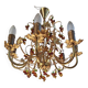 Large Murano Chandelier with Grapes and Leaves