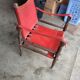 Vintage leather safari chair