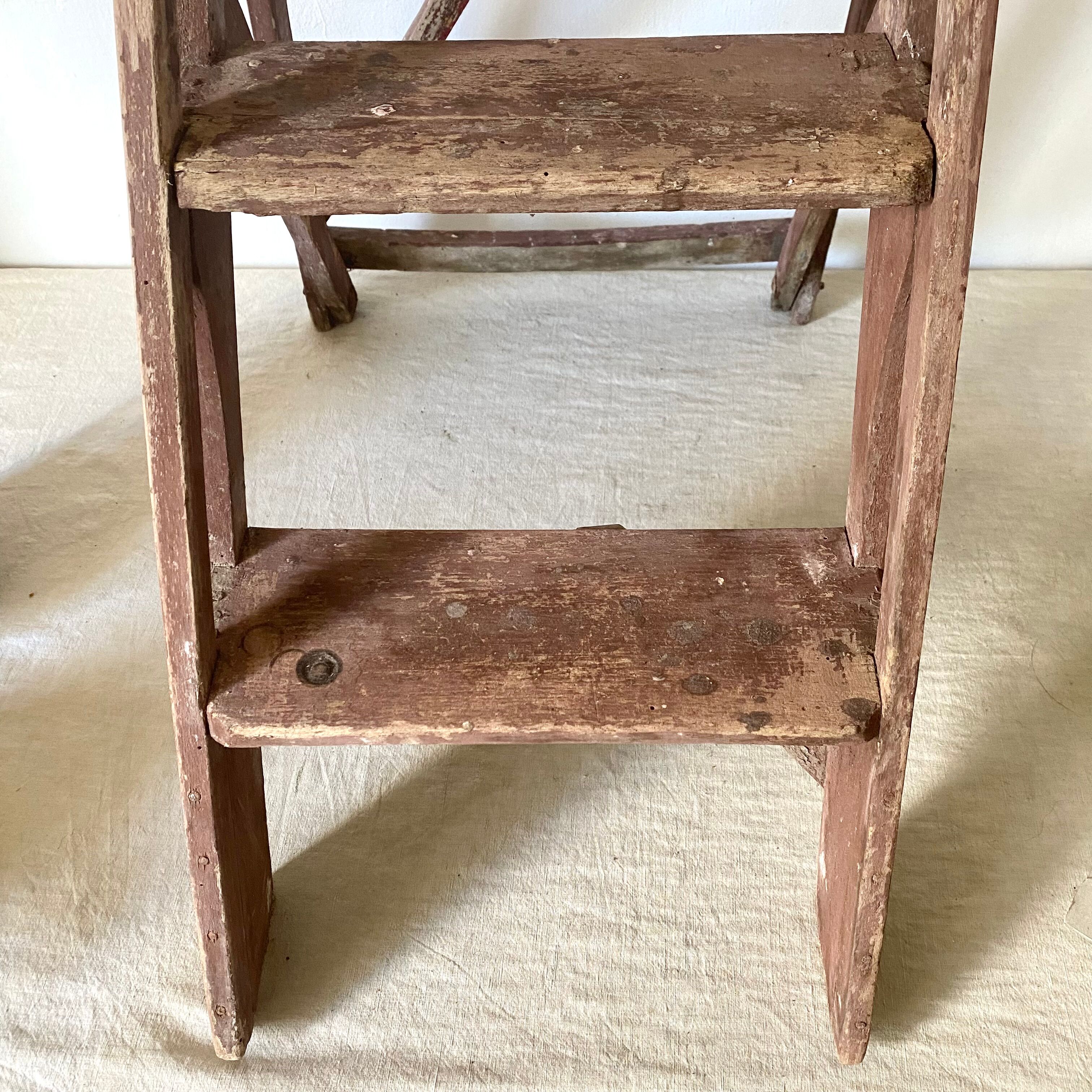 Ancient painter's stepladder