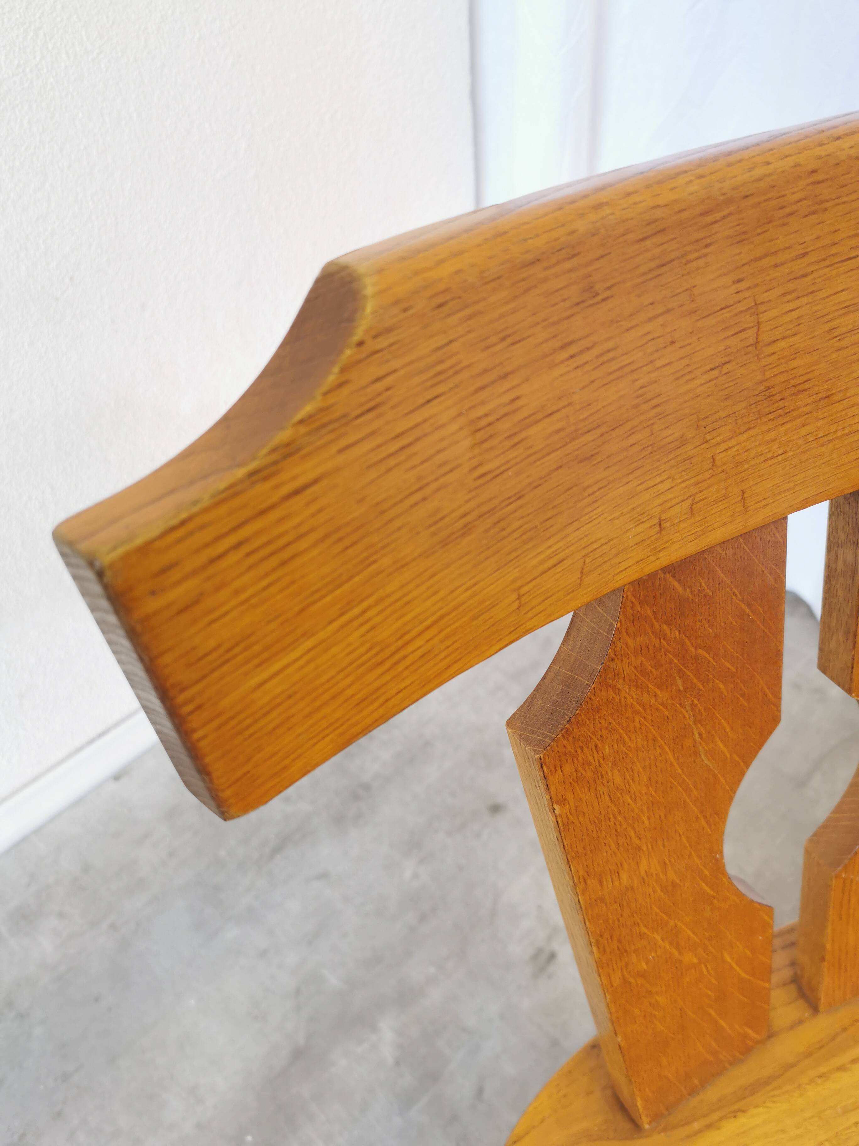 Set of 2 Vintage Wooden Tyrolean Dining Chairs by Ruko Sessel Alois Koller