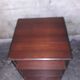 Revolving mahogany library
